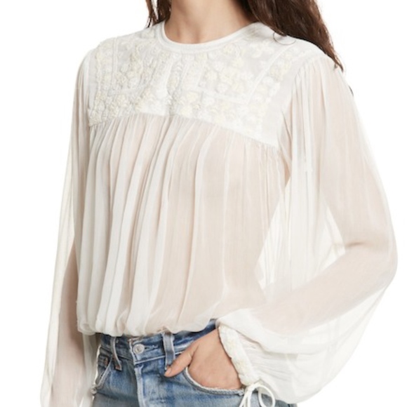 Free People Tops - NWT |free people| chiffon blouse